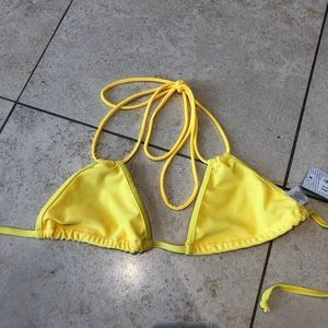Triangle Tie Side Bikini Top & Bottoms